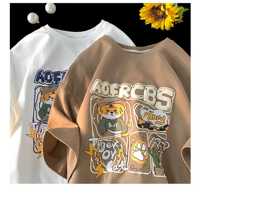 Áo thun unisex nam nữ Tiger Boy thời trang