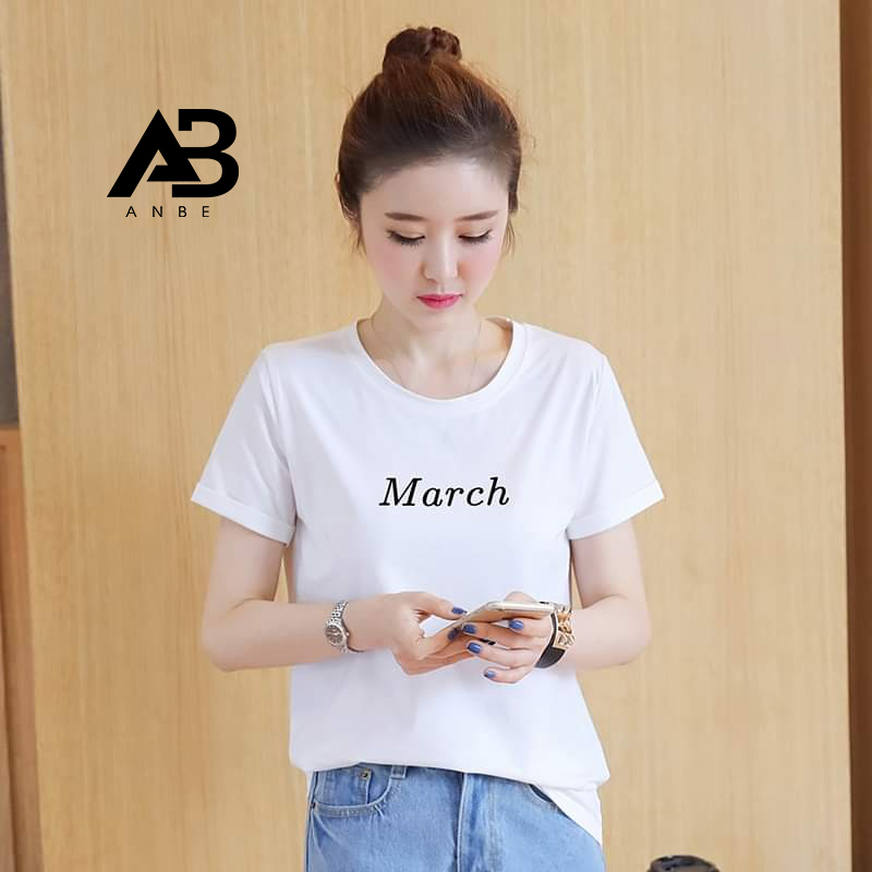 Áo thun nữ vải dày mịn thương hiệu ANBE
