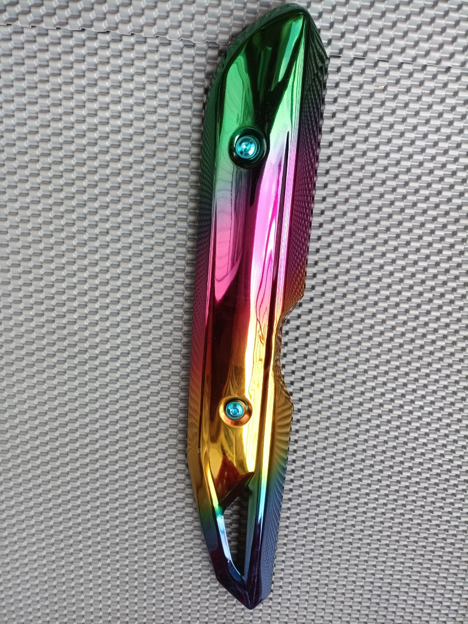 Ốp Pô Xe Wave Blade - Wave Alpha 2017 - 2021 Titan - Tặng kèm 2 ốc titan GR5