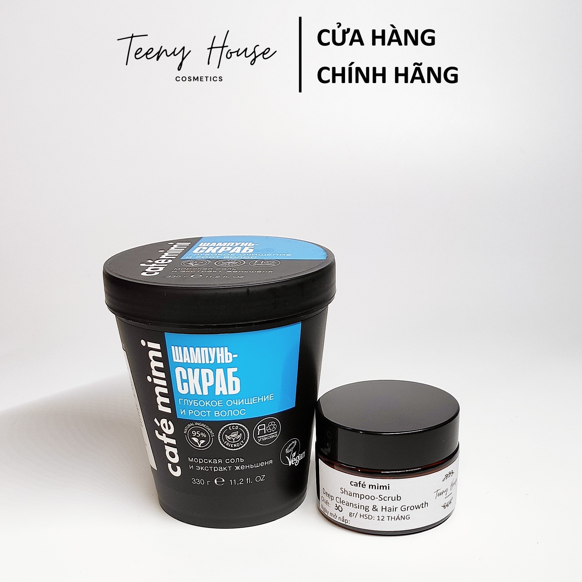 [Chiết-Gốc ] Tẩy da chết da đầu Cafe MiMi Super Volumm & Cleansing