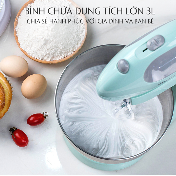 [Giá Sập Sàn] Máy Đánh Trứng + Đánh Bột Siêu Tốc Độ