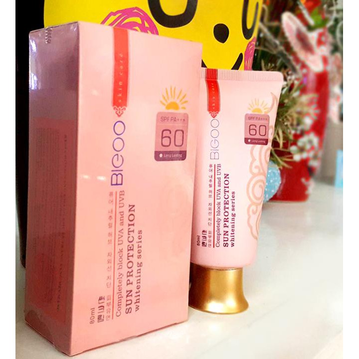 Kem chống nắng kháng khuẩn Bigoo Hàn Quốc 80ml
