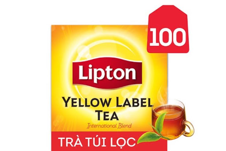 Trà Lipton Nhãn Vàng 100 Túi
