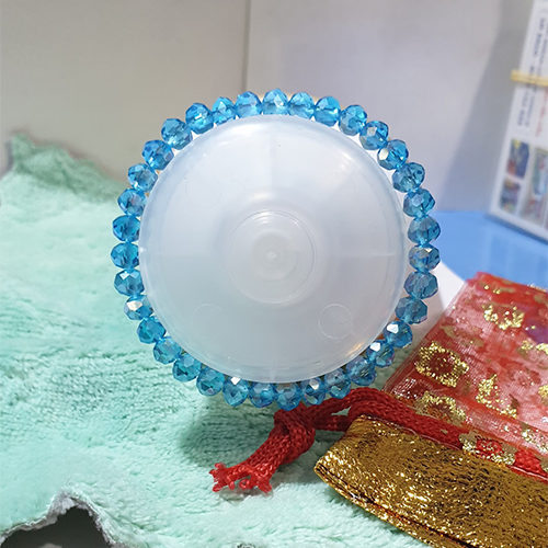 Vòng tay chuỗi đá pha lê 6li nhiều màu