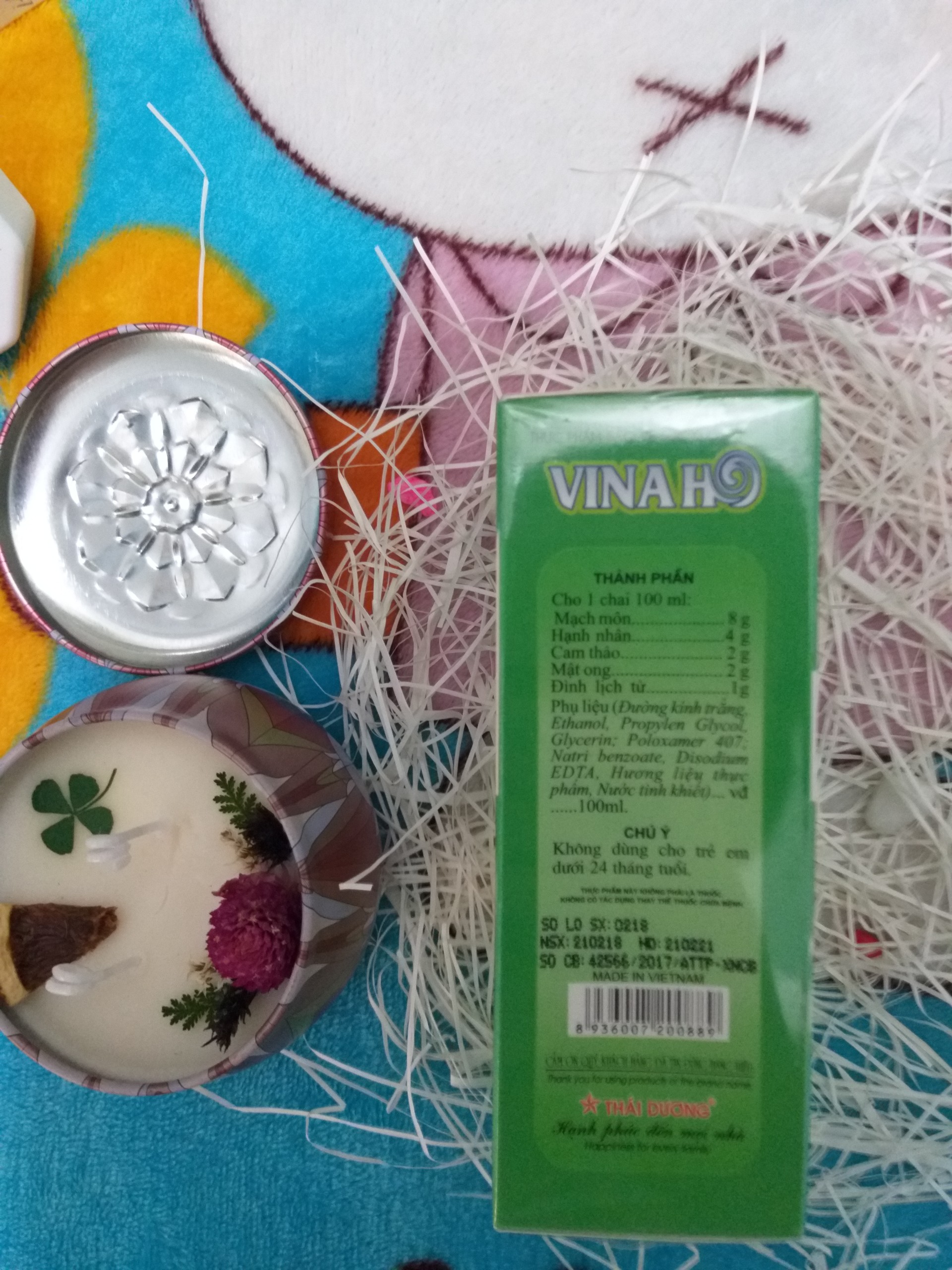 [HCM]Siro VINAHO Thái Dương - Lọ 100ml