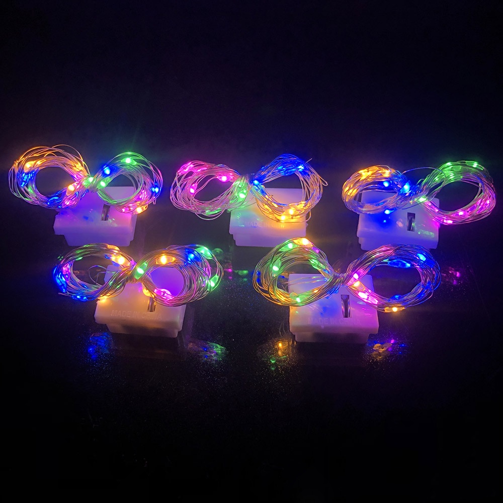 Dây đèn Led dùng pin ,dây đèn đom đóm 3 mét nhấp nháy