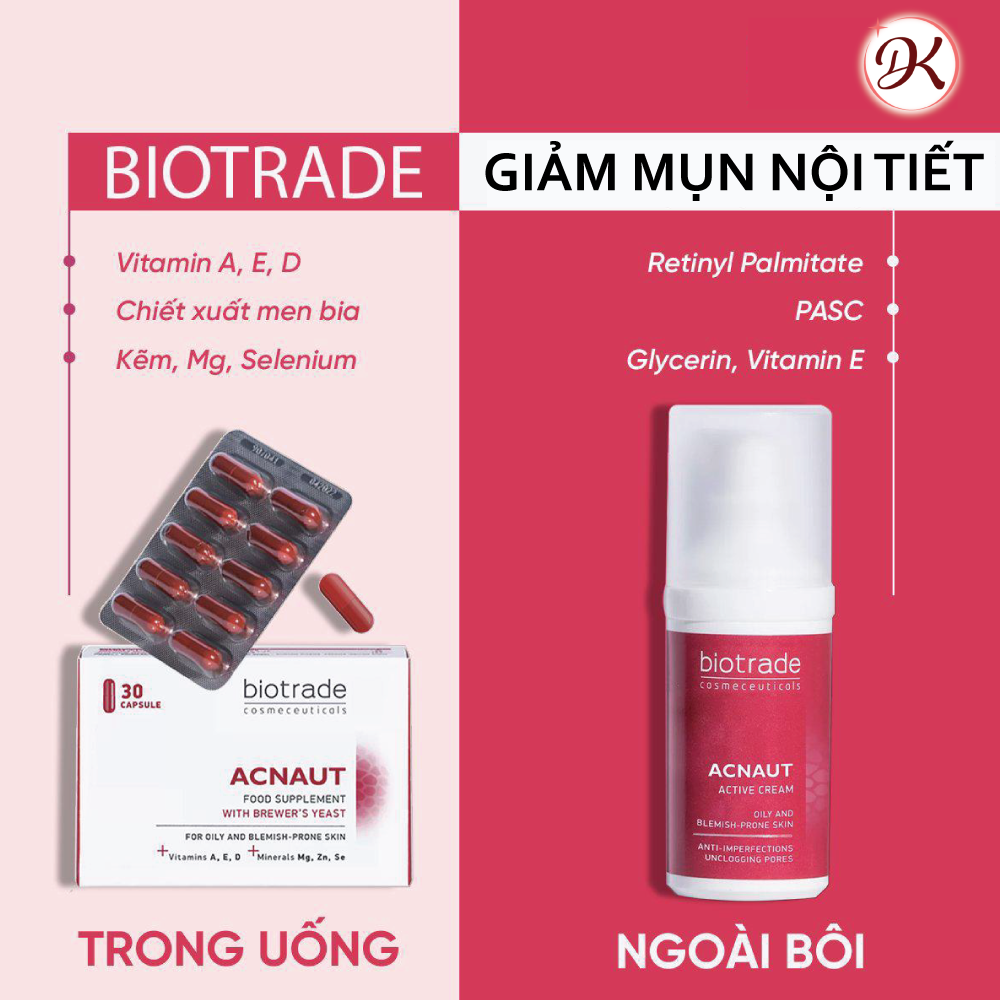 Kem mụn Biotrade Active Cream 5ml - 15ml chấm mụn