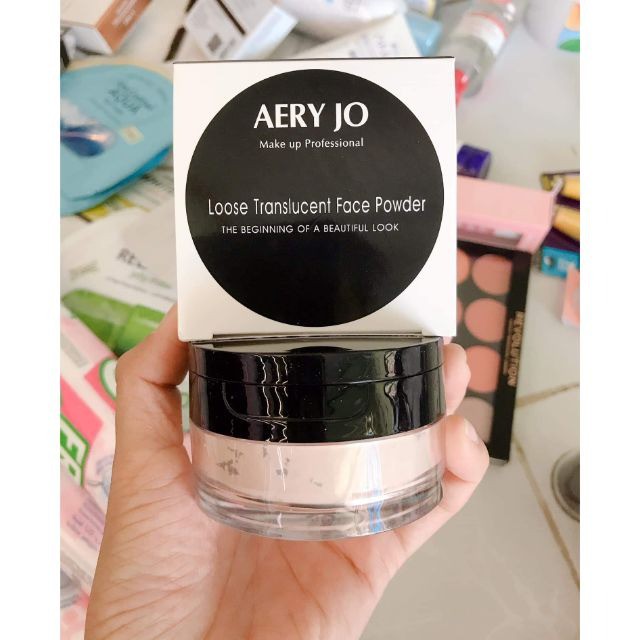 PHẤN BỘT CHE KHUYẾT ĐIỂM AERY JO LOOSE TRANSLUCENT FACE POWDER