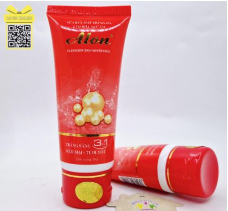 Sữa rửa mặt trắng da Alon 50g