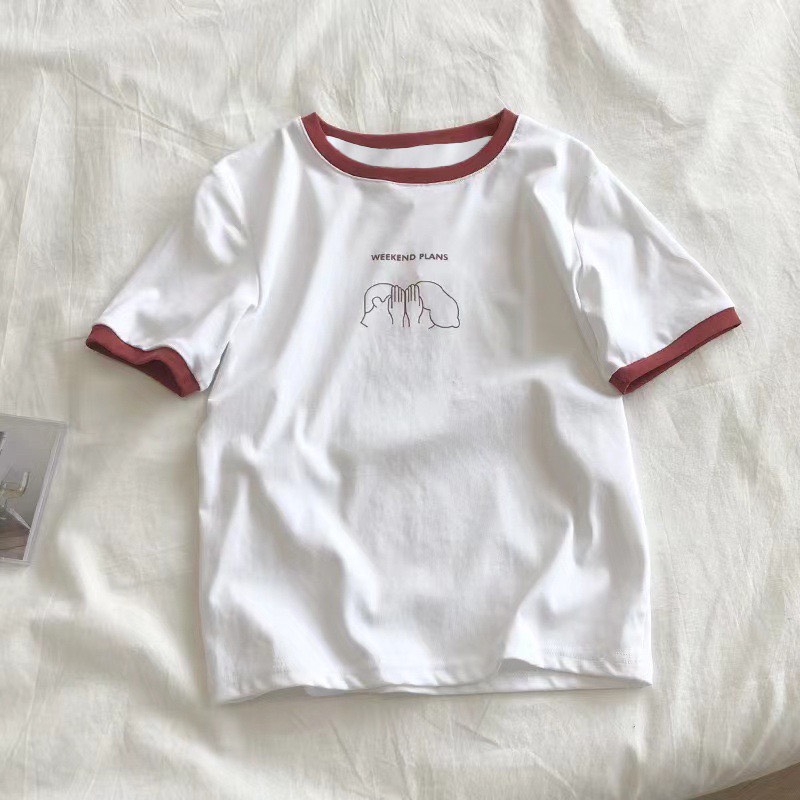 Áo thun nữ COTTON basic xinh xắn, thoải mái cho nàng mặc cả tuần nhà Ms.Simple