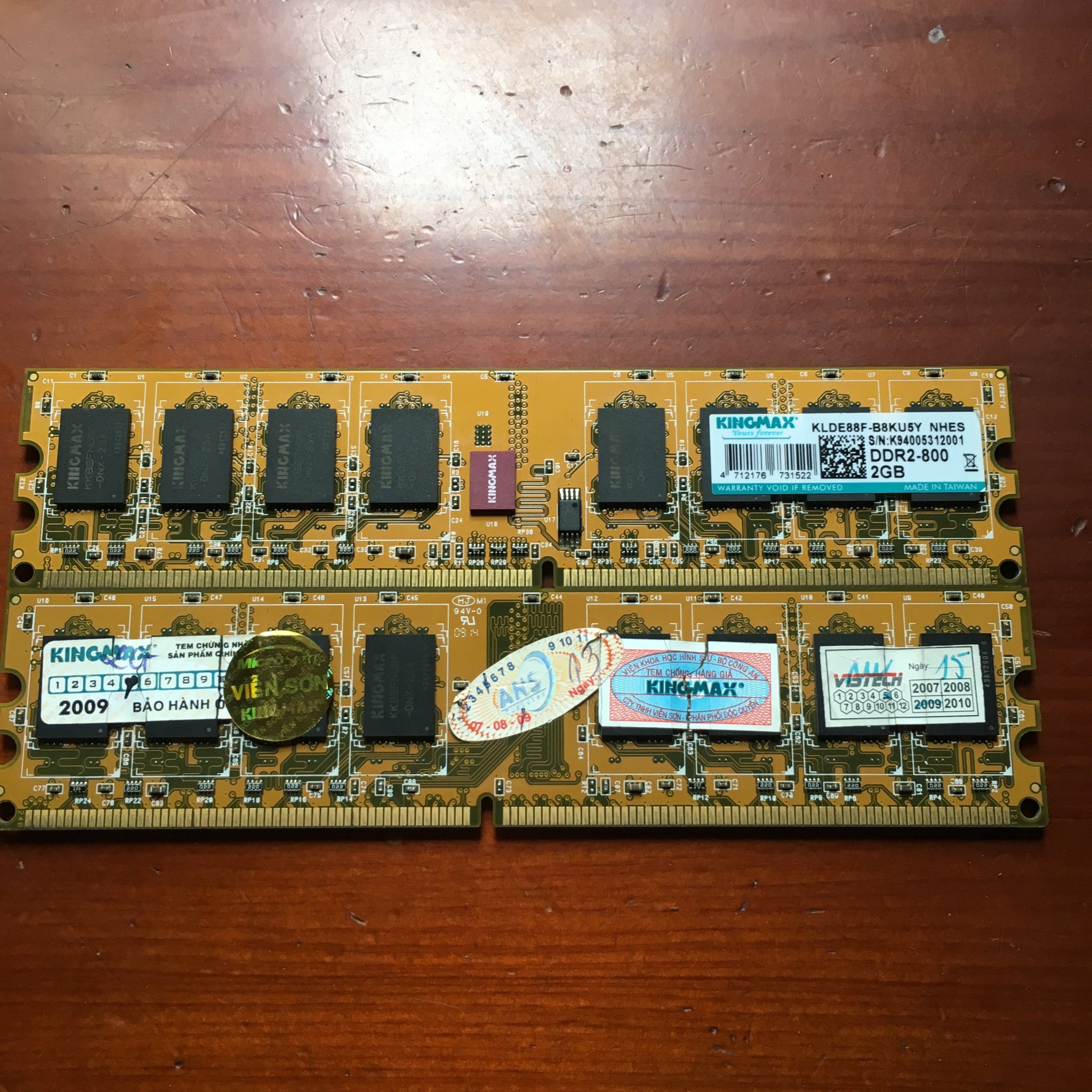 ram kingmax,kington,hynix.. ddr2 2gb bus 800