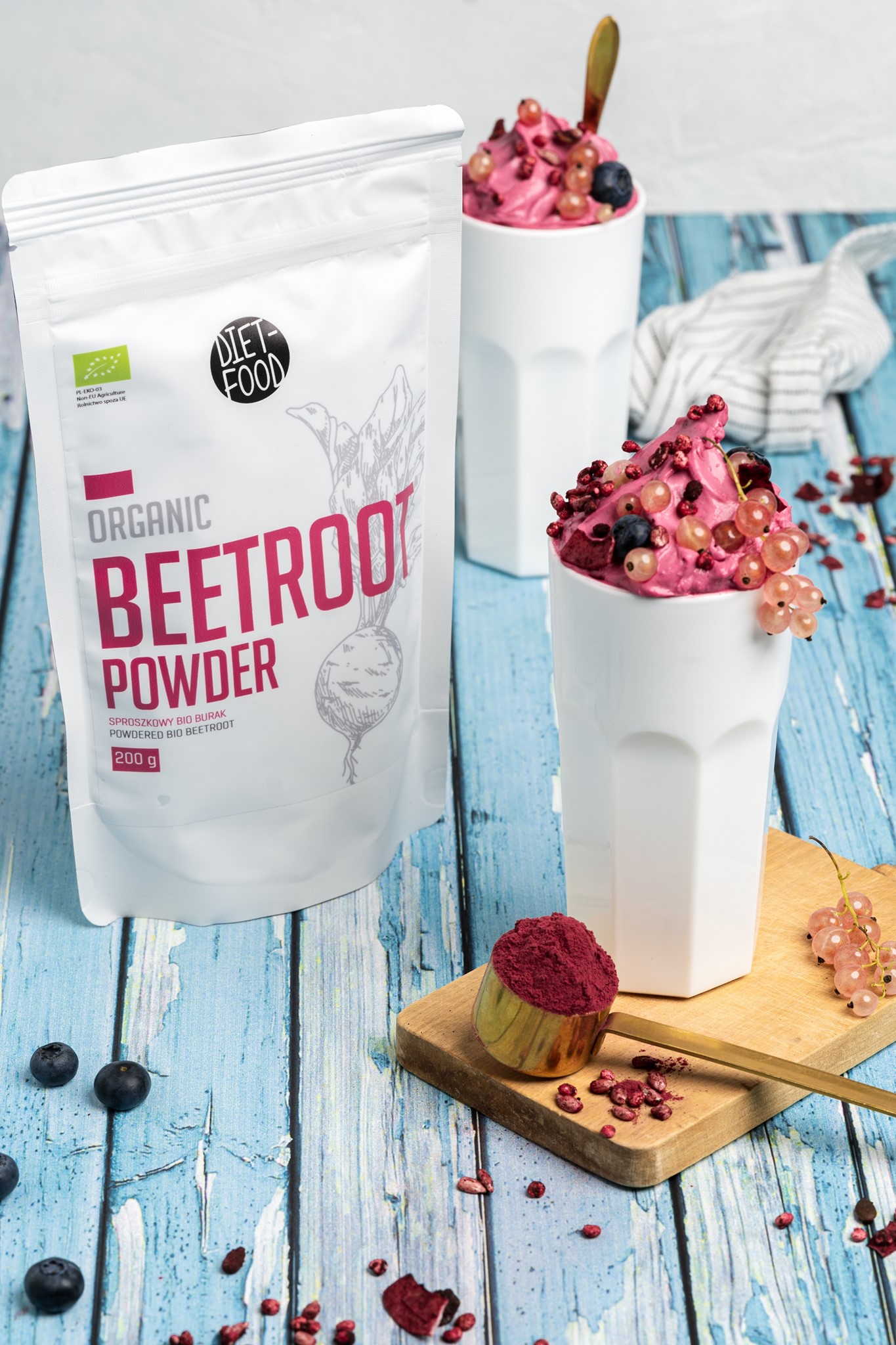 Bột củ dền hữu cơ Diet-Food (Organic Beet Root Powder) - 200gr