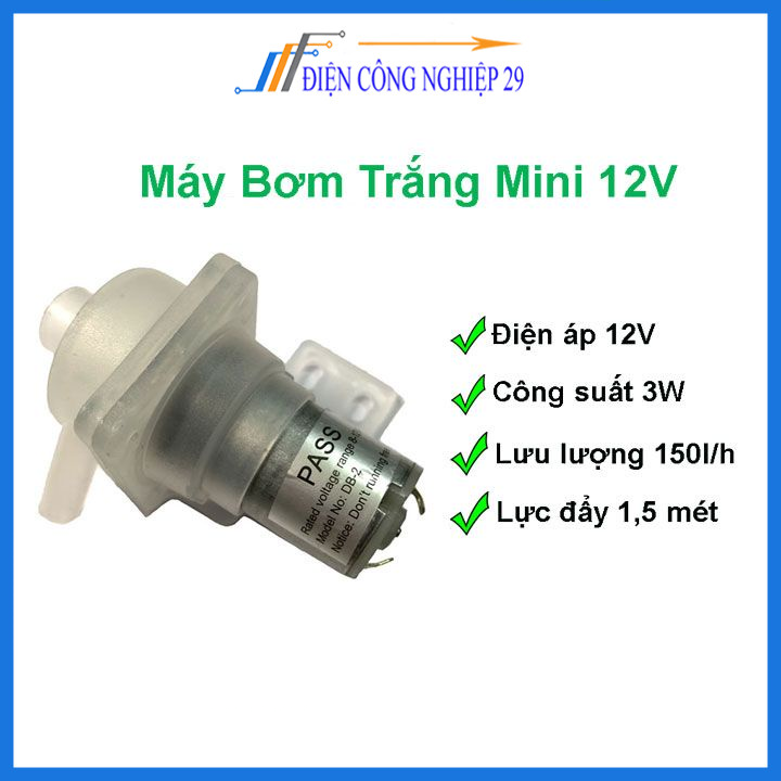 Bơm mini - mô tơ bơm nước 8-12v