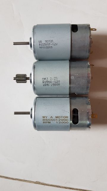 12V RS550 Động cơ thay thế cho hộp số WSJ - Weixu