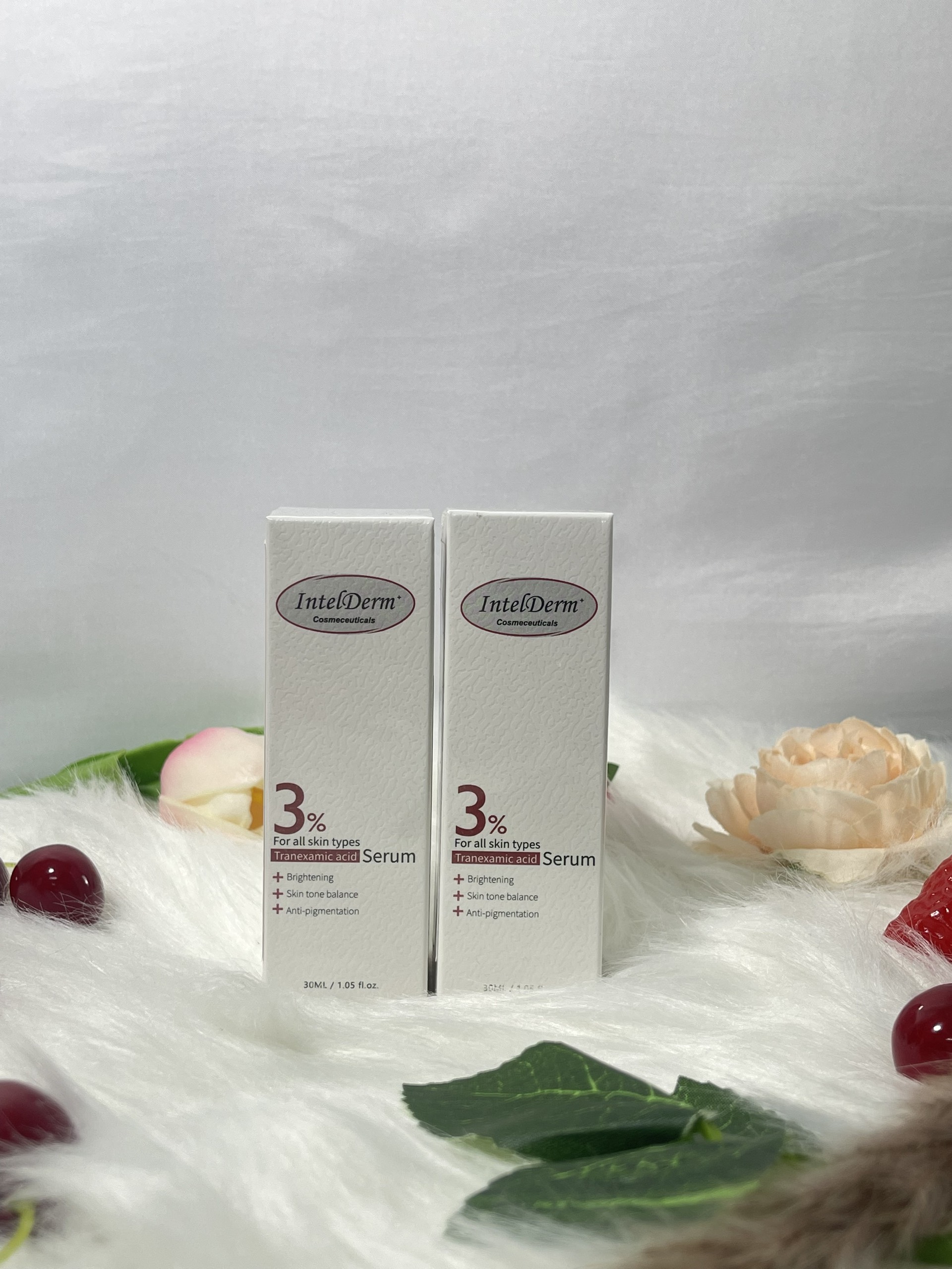 Serum sáng da intelderm 3% - chuyên cấp ẩm phục hồi và mờ thâm nám tranexamic acid serum 30ml