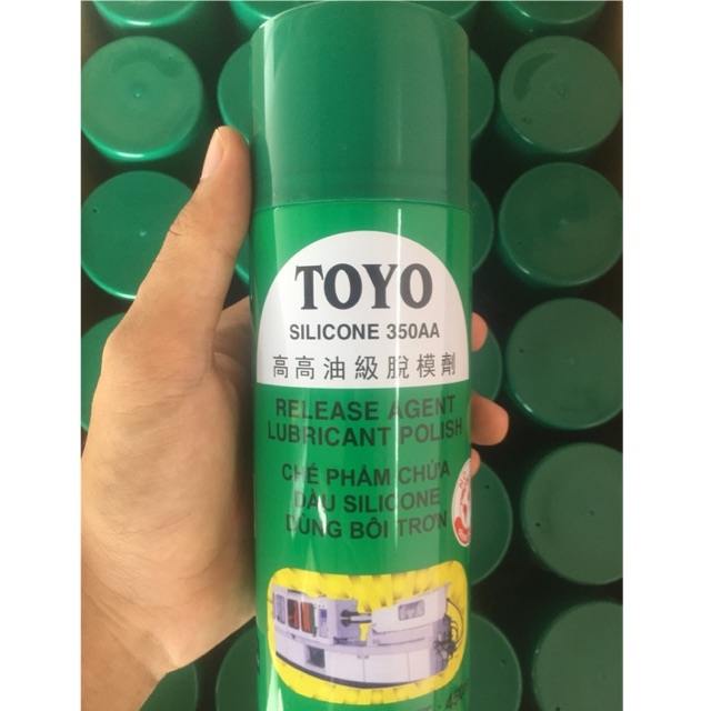 [Dầu bôi trơn chống rỉ sét tách khuôn công nghiệp] Toyo silicon 350 AA 450ml