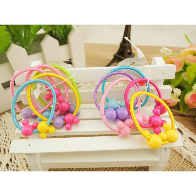 Túi 50 Chiếc Dây Buộc Tóc Cho Bé