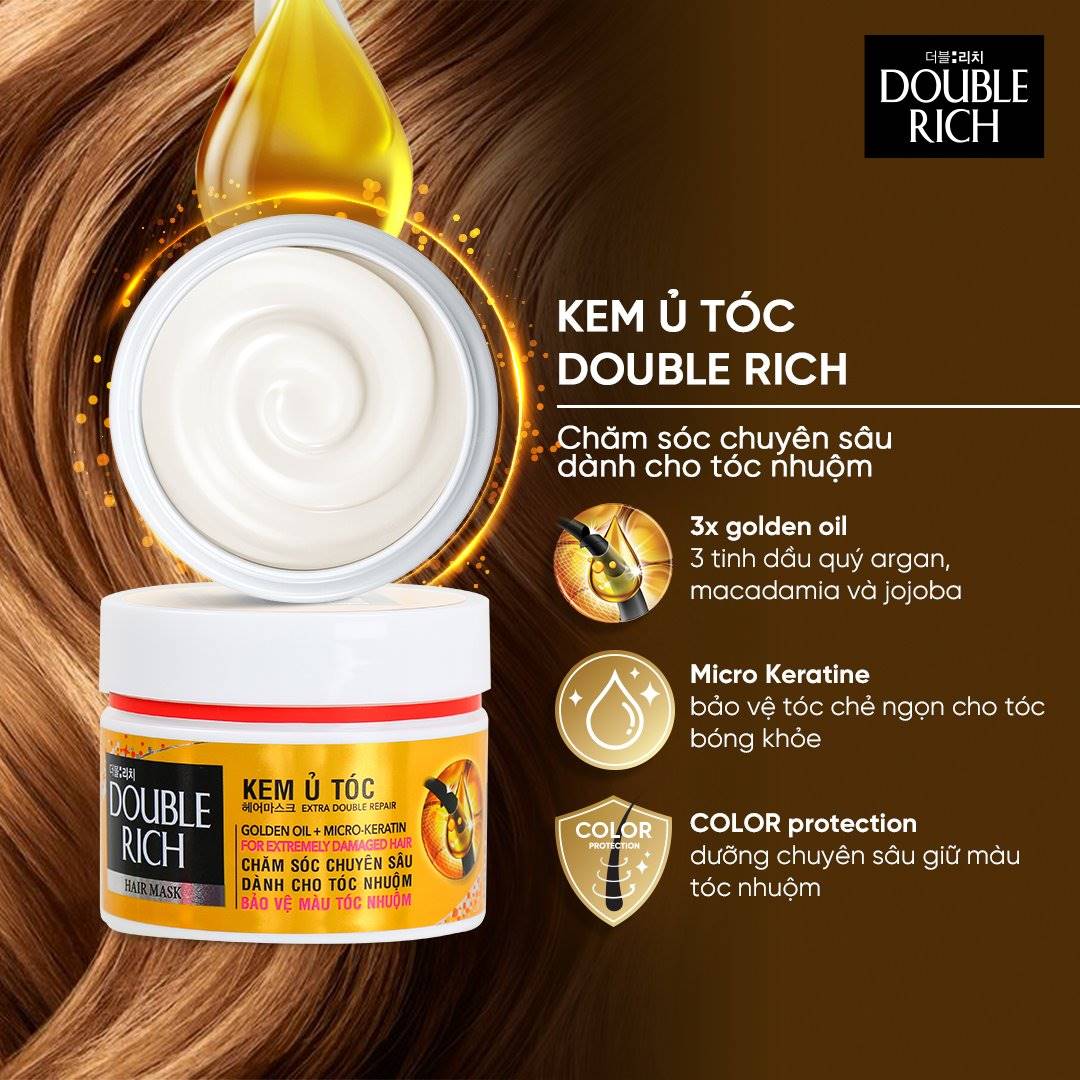 KEM Ủ TÓC DOUBLE RICH  150g