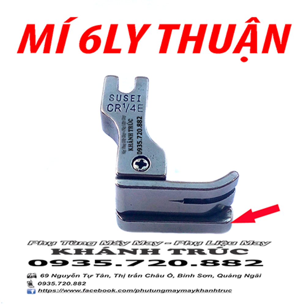 Chân vịt mí 6ly máy may công nghiệp 1kim