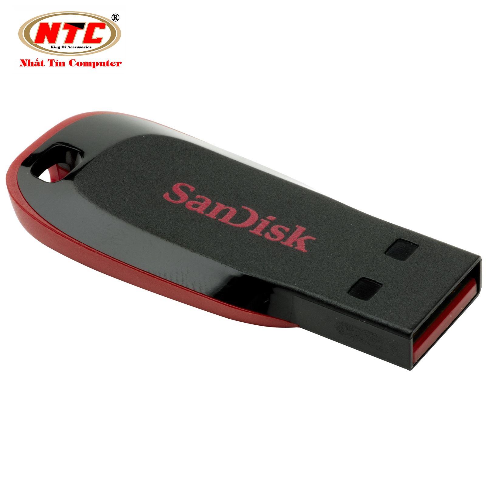 USB Sandisk Cruzer Blade CZ50 64GB (Đen) - Phụ Kiện 1986