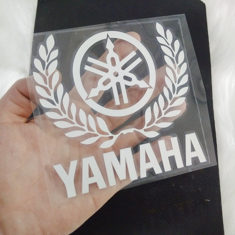 Tem decal Bông lúa YAMAHA Loại lớn dán xe ( giá 1 tem )