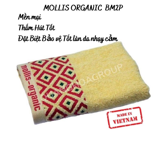 [HCM][65x130cm] Khăn Tắm Cao Cấp Mollis Organic FM2P