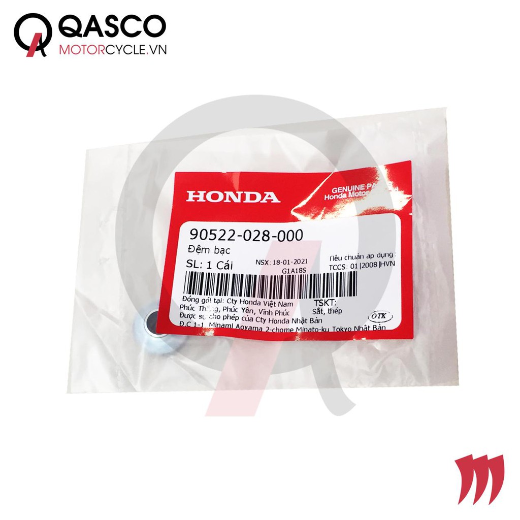 Đệm bạc HONDA nhiều dòng xe (90522028000) QASCO