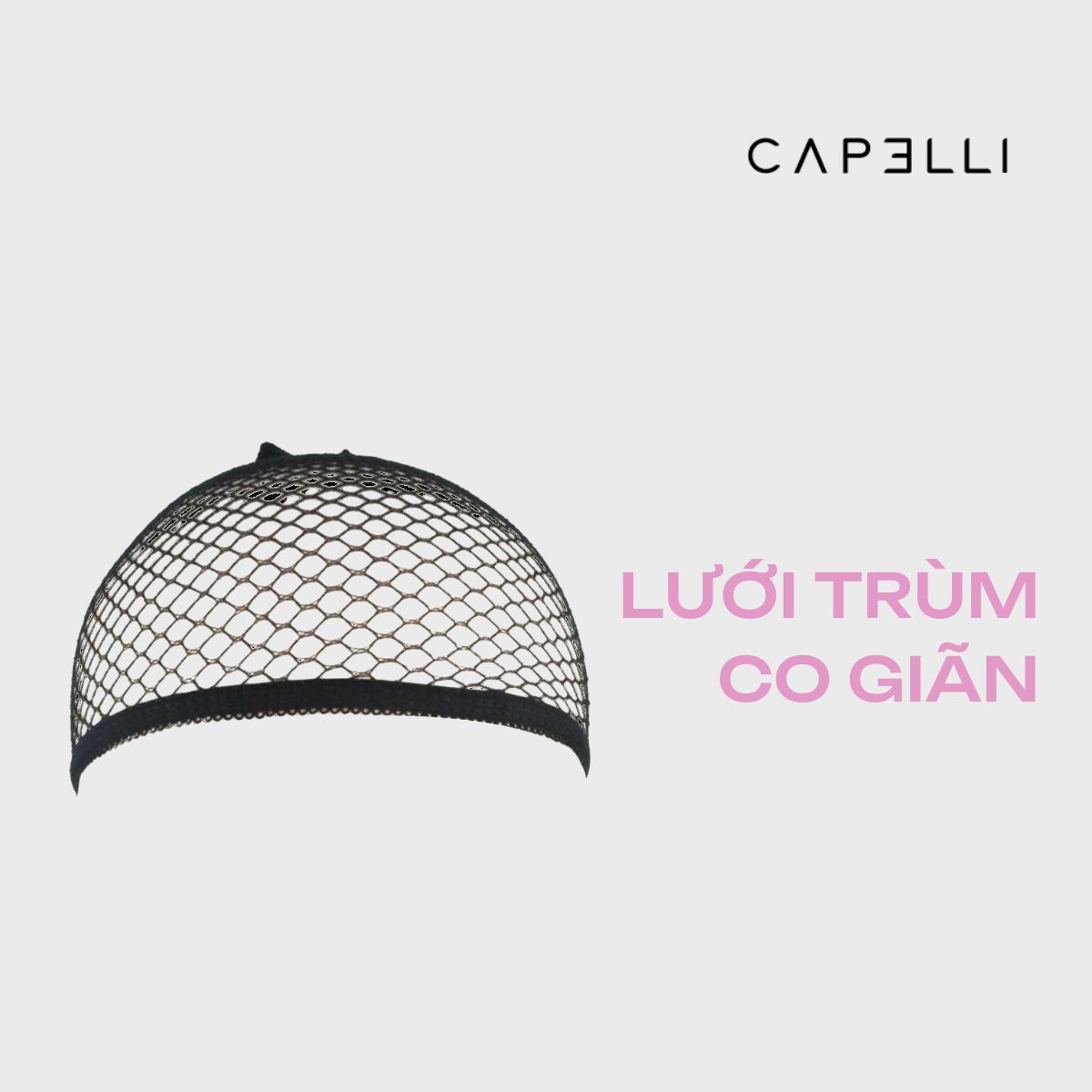 Lưới Trùm Tóc CAPELLI Hỗ Trợ Đội Tóc Giả