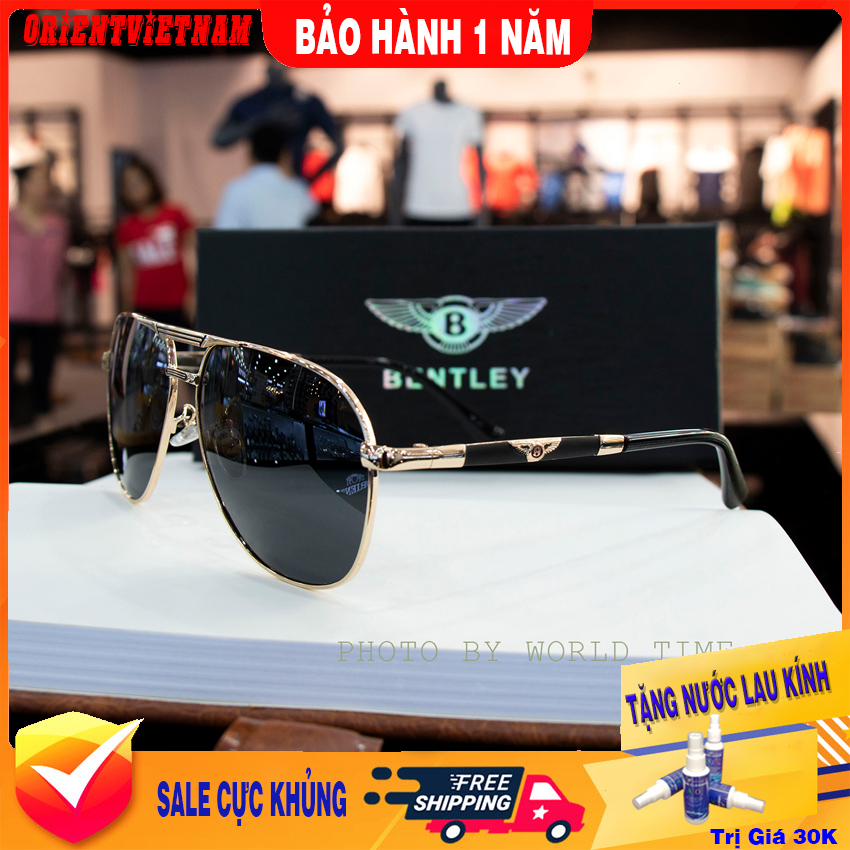 >> SO SÁNH GIÁ ĐỒNG HỒ BENTLEY | Shopee Lazada Sendo Tiki 34 Kính mát nam Bentley B48 tròng Polazied, chống lóa,Full box ,thời trang cao cấp bảo hành 12 tháng