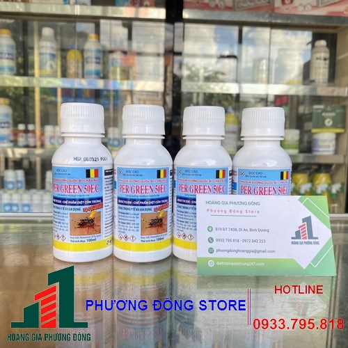 Thuốc diệt muỗi y tế và gia dụng Per Green 50EC (Chai 100ml)