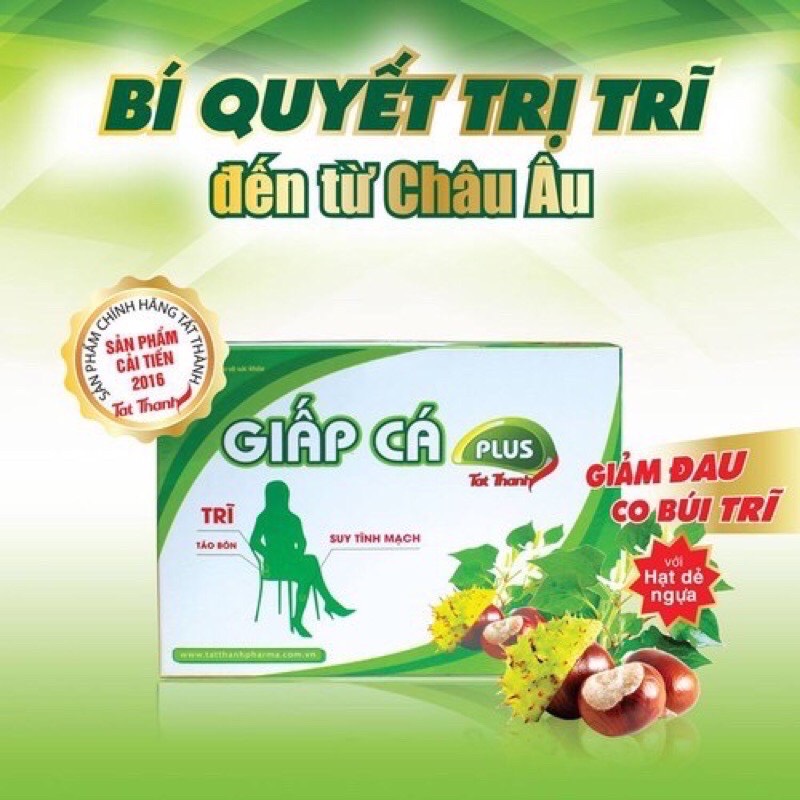 Viên Giấp Cá Tất Thành (hộp 30viên)