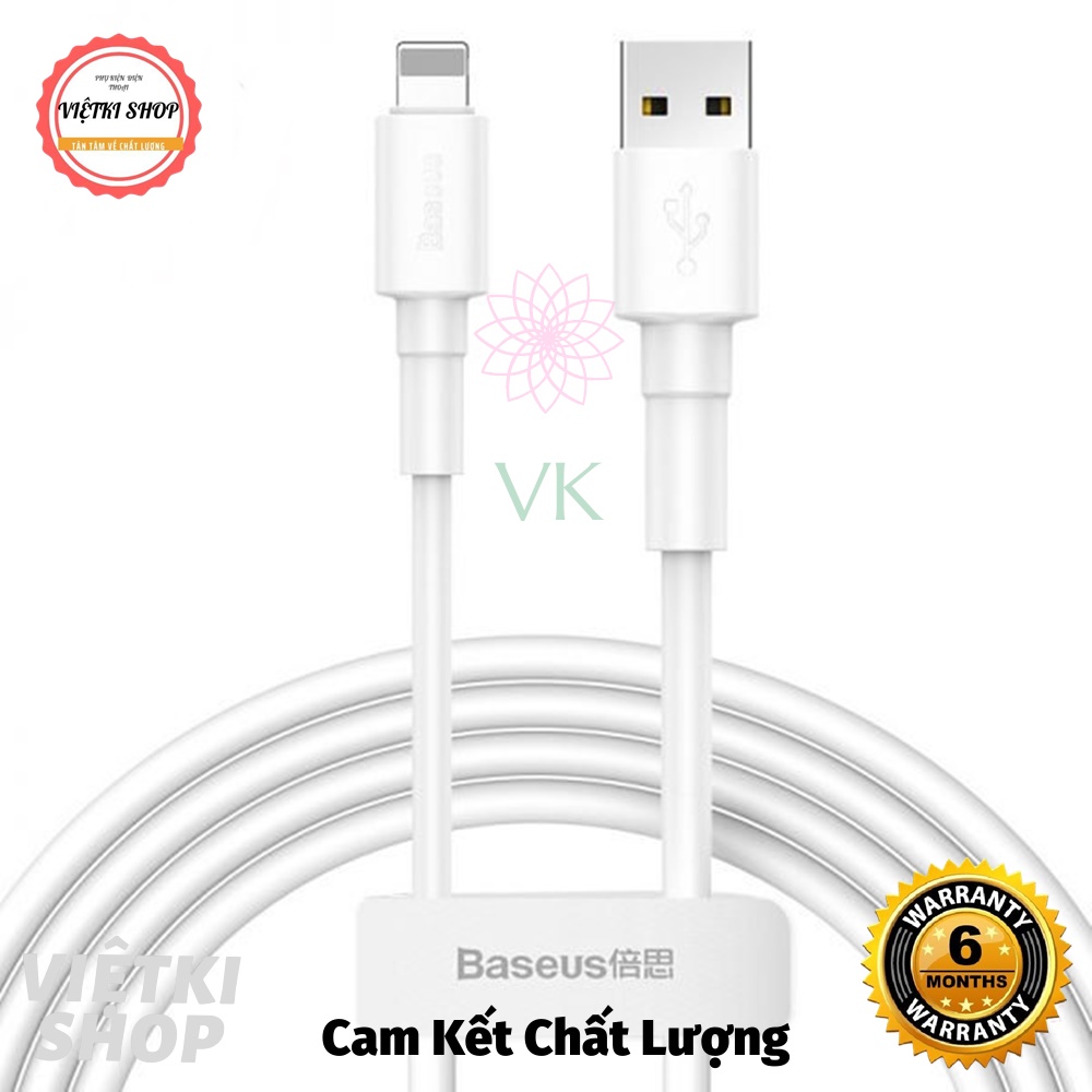 Cáp sạc nhanh Baseus Mini White dùng cho Smartphone/ Tablet (Type C/ Lightning/ Micro