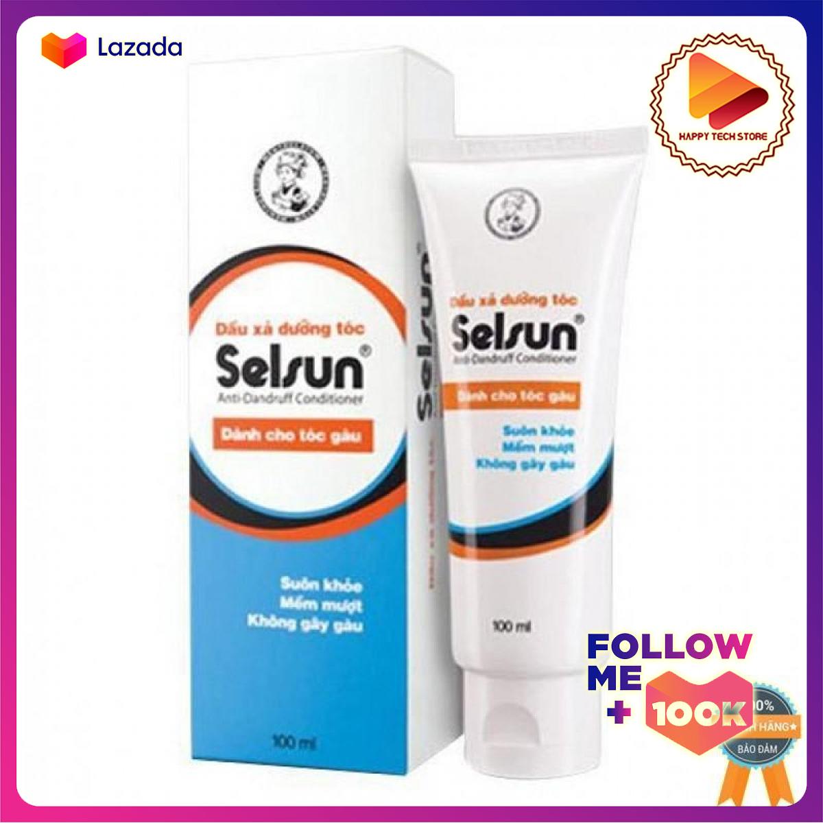 DẦU XẢ DƯỠNG TÓC TRỊ GÀU SELSUN 100ML