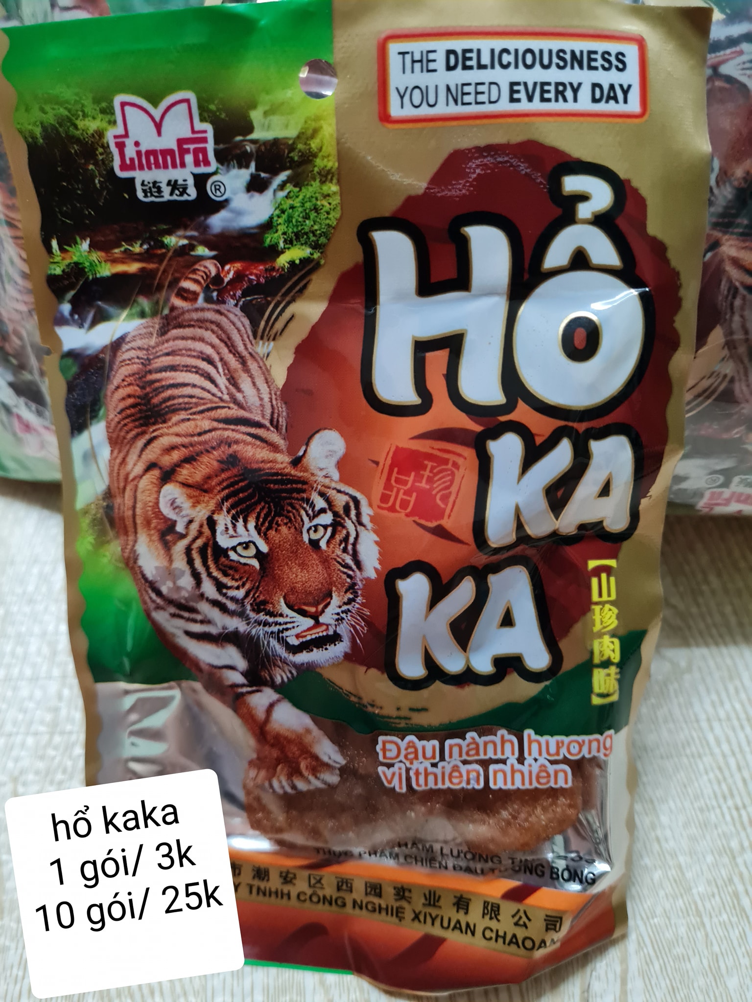 [ Sẵn hàng ] Combo 5 gói thịt hổ Kaka siêu ngon