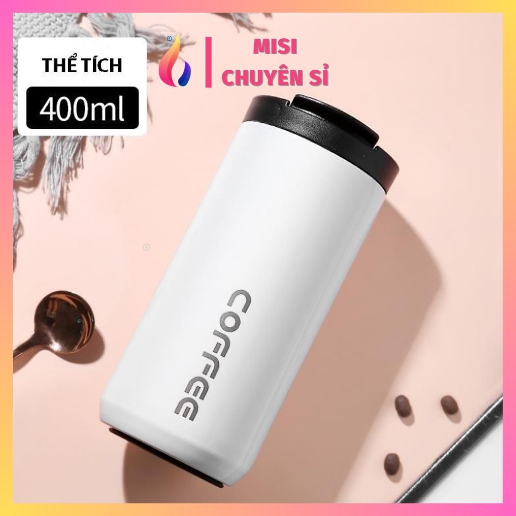 Cốc giữ nhiệt Coffee, cốc đựng cà phê chân không cao cấp,dung tích 400m