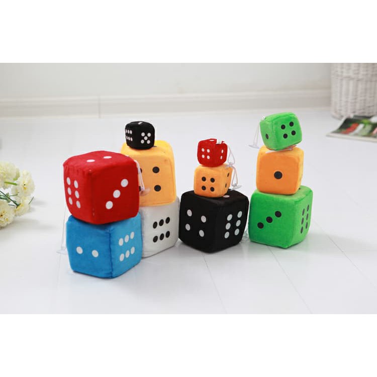 Xúc Xắc Nhung 10cm Giáo Cụ Dạy Học