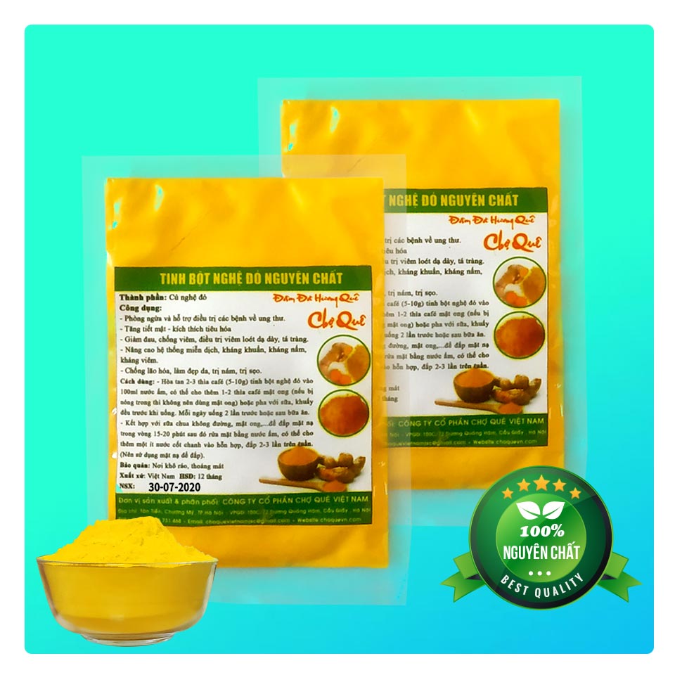 Tinh Bột Nghệ Đỏ 50g Nguyên Chất