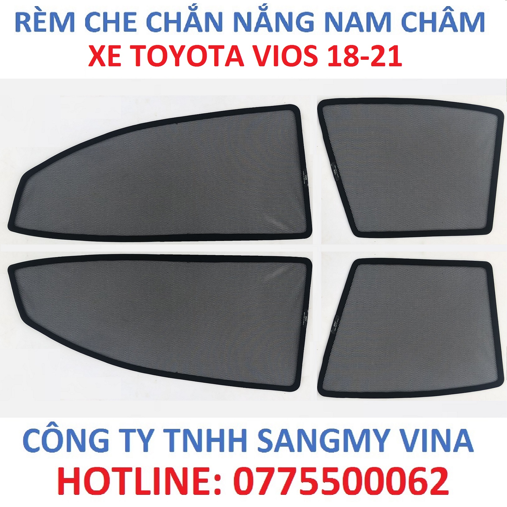 REM CHE NẮNG NAM CHÂM TOYOTA VIOS  2019 -2021