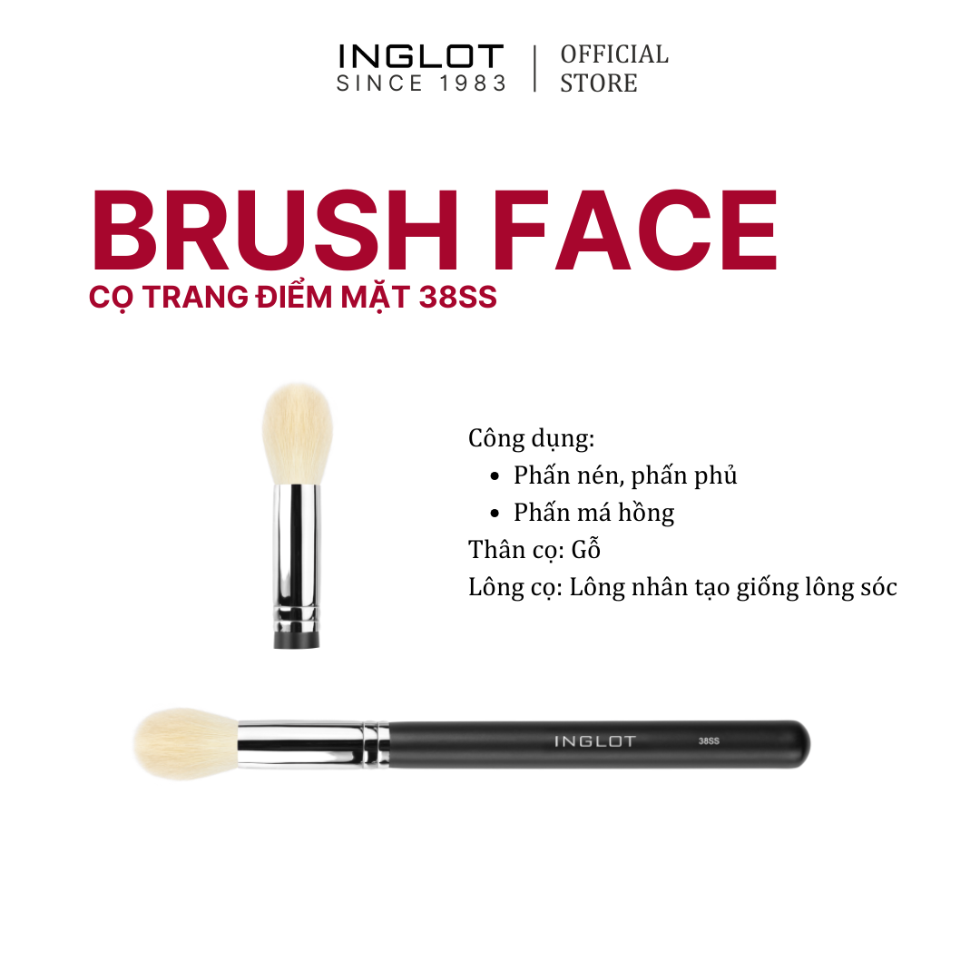 Cọ Trang Điểm Makeup Brush 38SS INGLOT