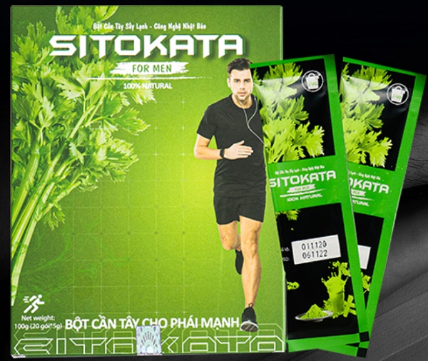[HCM]BỘT CẦN TÂY SITOKATA FOR MEN - BỘT CẦN TÂY DÀNH CHO NAM (Hộp 20 gói)
