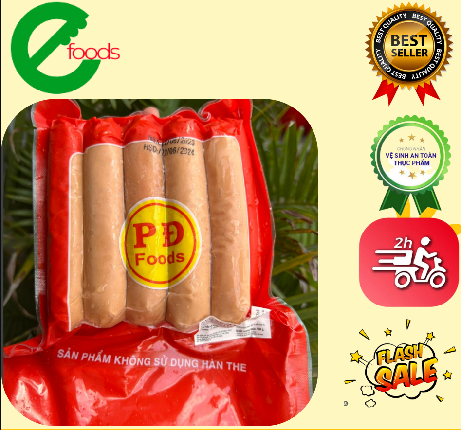 Xúc Xích Đức 500G (Chọn Giao Hàng 2h giúp shop )