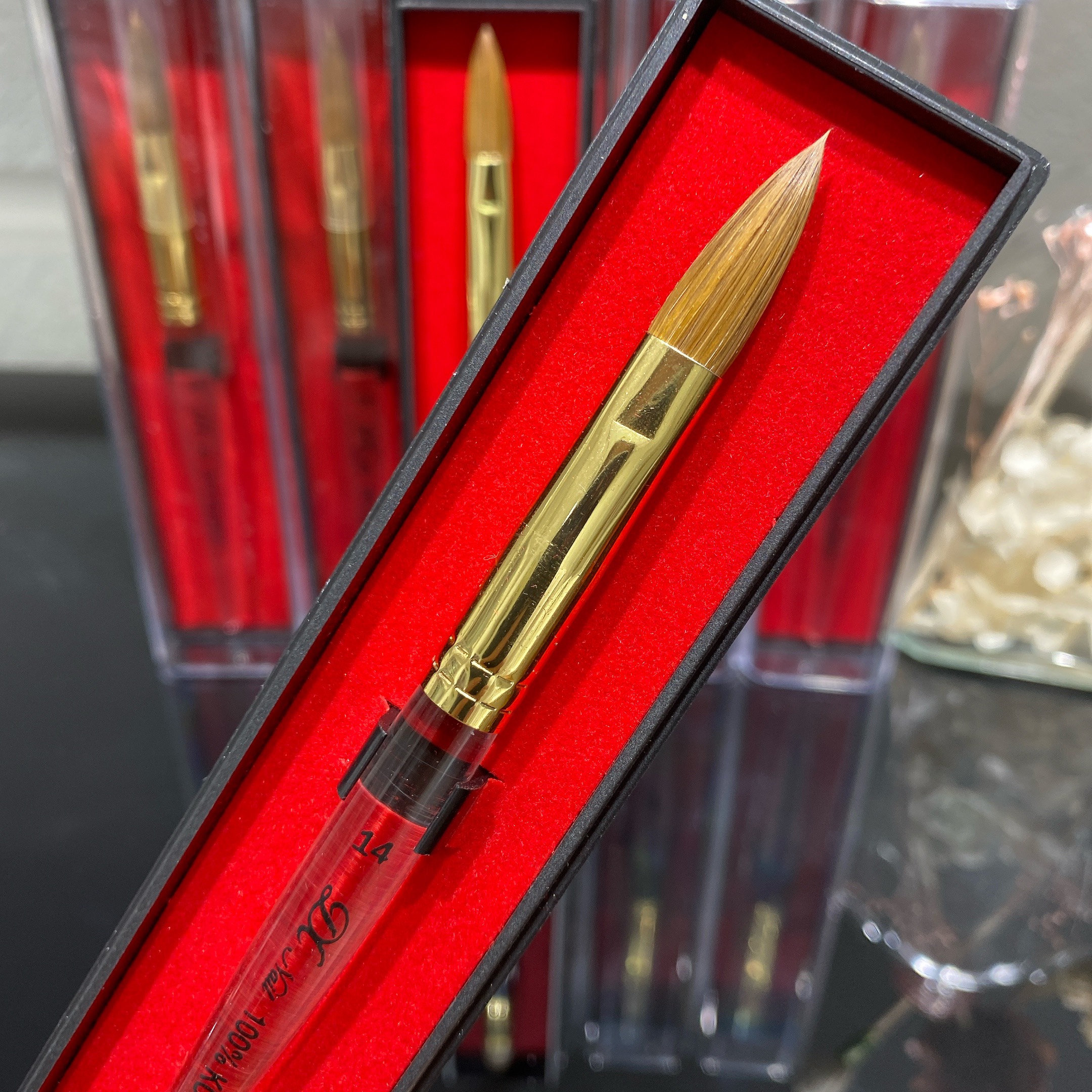 Cọ đắp bột lông chồn số 14 Kolinsky chính hãng 1064