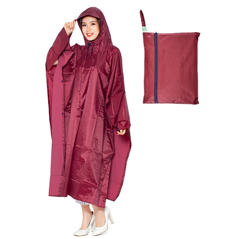 Áo mưa cánh dơi 1m4 vải dù cao cấp- xanh