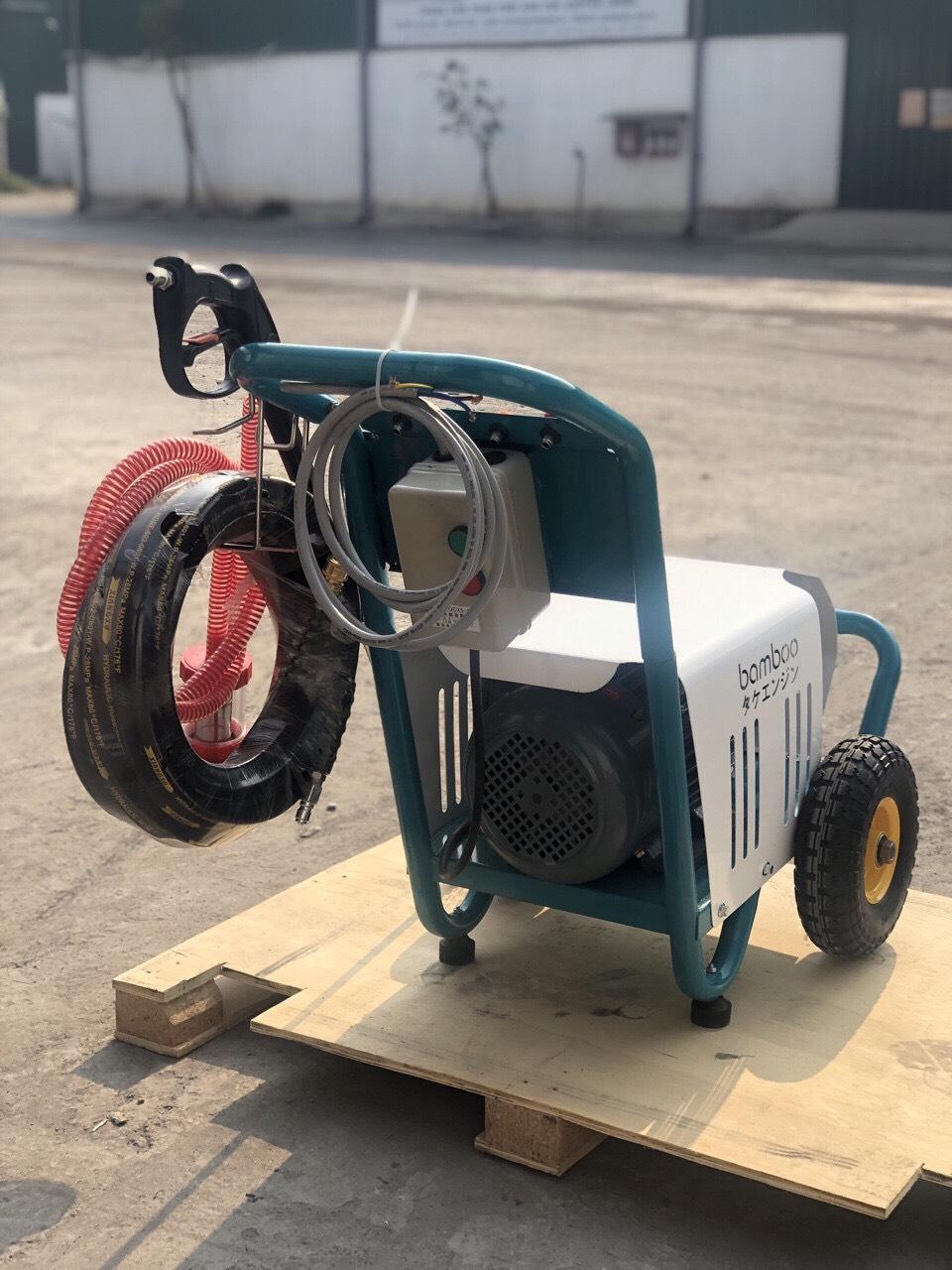 Máy Rửa Xe Cao Áp 5.5kw Bamboo 3800PSI 3 Pha (Piston Sứ)
