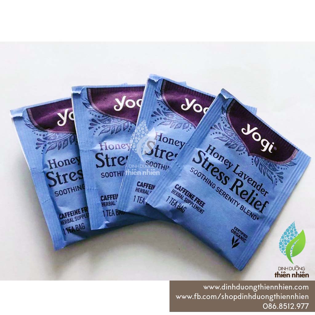 Trà Hữu Cơ Yogi Stress Relief, Giúp Thư Giãn
