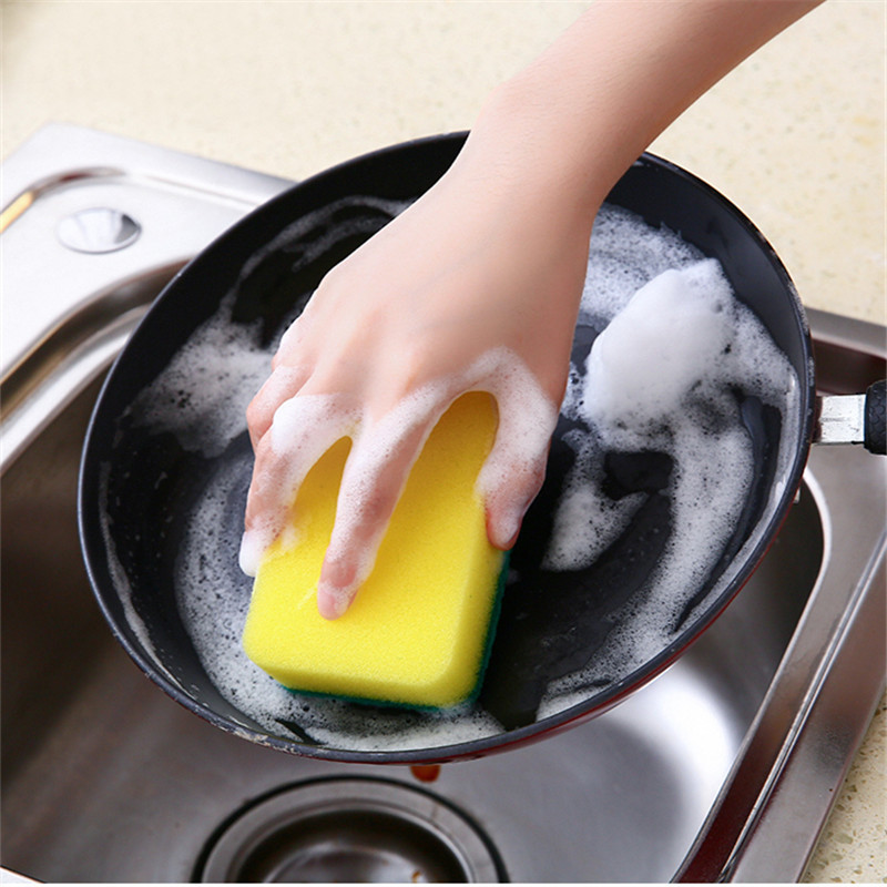 Set 2 MIếng Rửa Chén Bát, Bọt Biển Rửa Chén 2 Mặt  Siêu Sạch