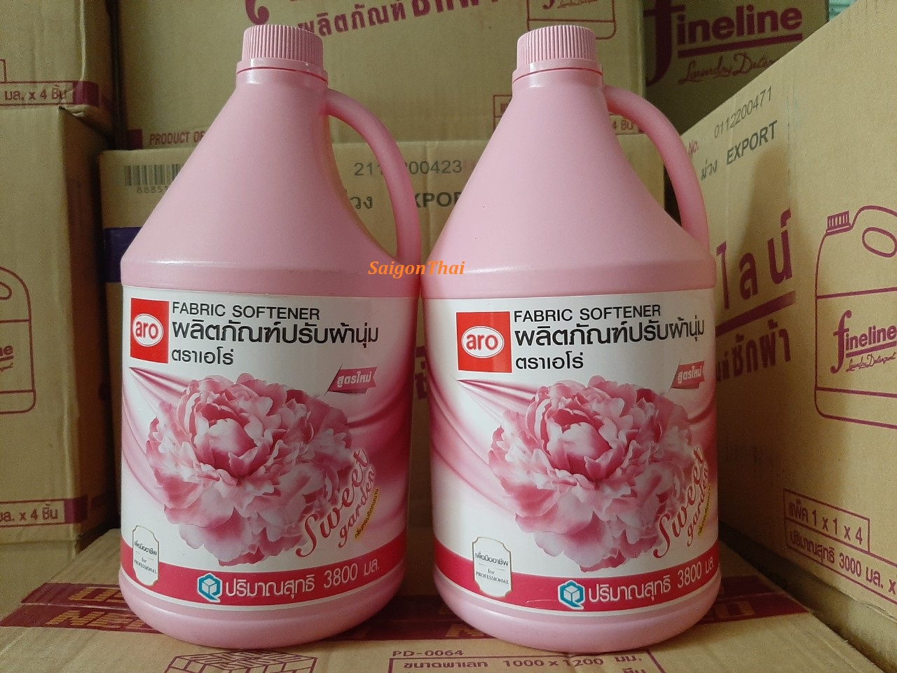 (SGT) Nước xả vải ARO màu Hồng 3800ML [100% CHUẨN]