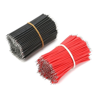 Dây điện si chì 30cm màu đỏ cắm test mạch điện( 10 sợi)