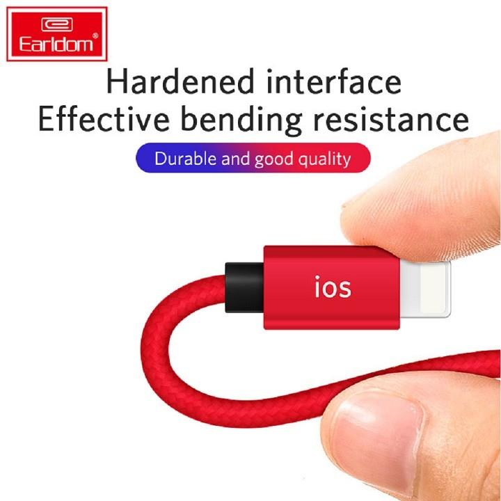Cáp Sạc Dây Dù 3 trong 1 Earldom IMC-015