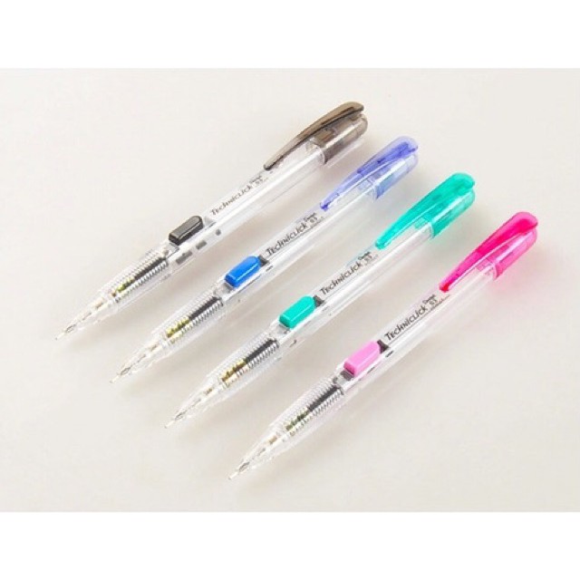 Bút Chì Kim Pentel Nút Bấm Giữa Thân PD105C